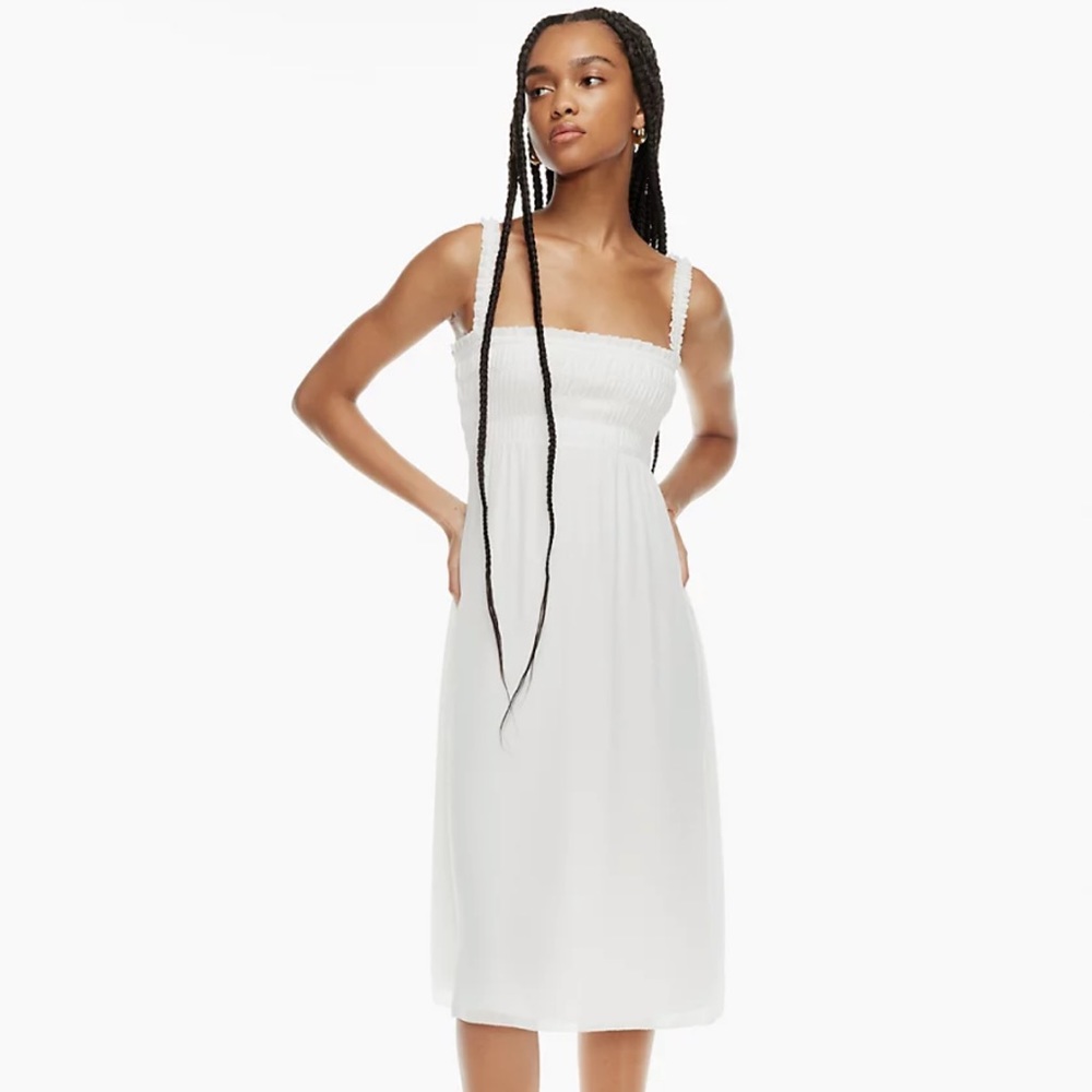 Aritzia Rosamond Dress White